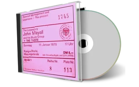 Artwork Cover of John Mayall 1970-01-11 CD Frankfurt Audience