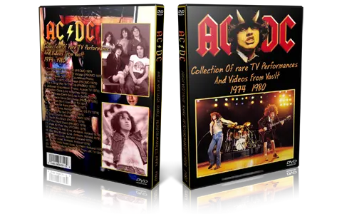 Artwork Cover of ACDC Compilation DVD High Voltage 1974-1980 Proshot