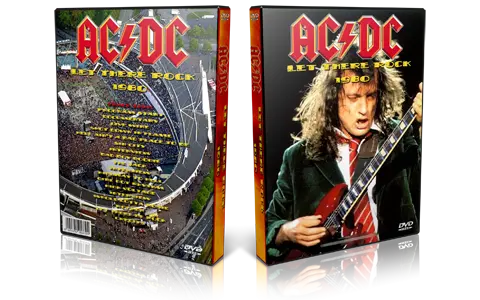 Artwork Cover of ACDC Compilation DVD Let There Rock 1980 Proshot