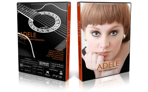 Artwork Cover of Adele Compilation DVD VH1 Unplugged 2011 Proshot