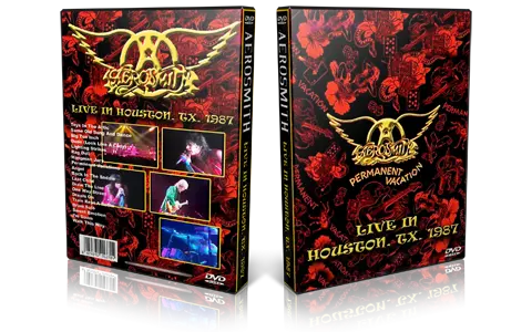 Artwork Cover of Aerosmith Compilation DVD Houston 1987 Proshot