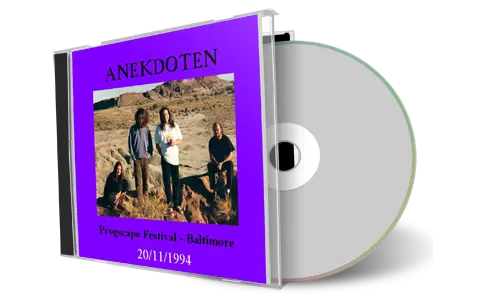 Artwork Cover of Anekdoten 1994-11-20 CD Baltimore Audience