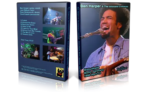 Artwork Cover of Ben Harper 1998-04-12 DVD Bonn Proshot