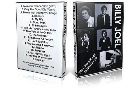 Artwork Cover of Billy Joel 1979-11-25 DVD Houston Proshot