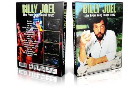Artwork Cover of Billy Joel Compilation DVD Long Island 1982 Proshot