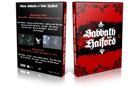 Artwork Cover of Black Sabbath 2004-08-25 DVD Camden Proshot