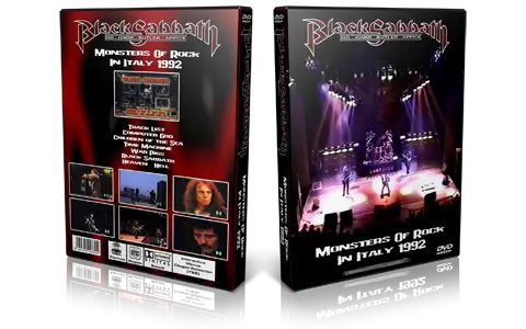 Artwork Cover of Black Sabbath Compilation DVD Monsters Of Rock Festival 1992 Proshot