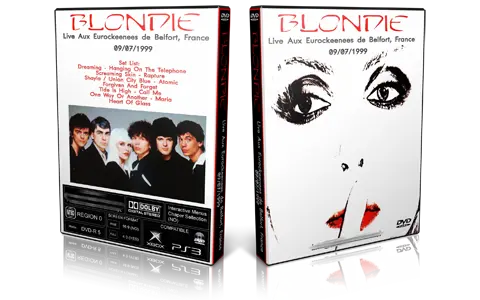 Artwork Cover of Blondie Compilation DVD Eurockeenees 1999 Proshot