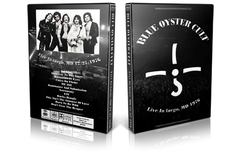 Artwork Cover of Blue Oyster Cult 1976-12-27 DVD Largo Proshot