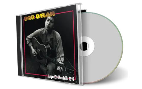 Artwork Cover of Bob Dylan 1992-08-20 CD Meadville Audience