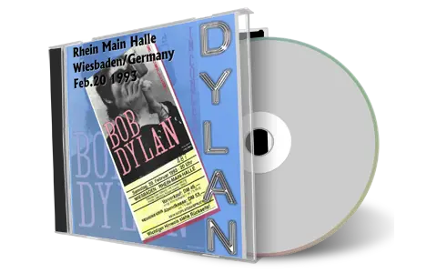 Artwork Cover of Bob Dylan 1993-02-20 CD Wiesbaden Audience