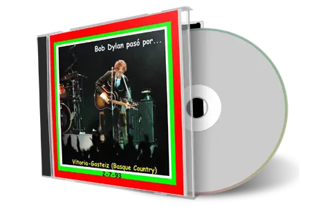 Artwork Cover of Bob Dylan 1993-07-02 CD Vitoria Soundboard