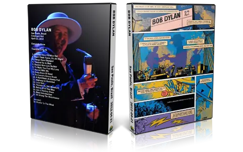 Artwork Cover of Bob Dylan 2012-04-21 DVD Sao Paulo Audience