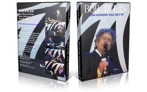 Artwork Cover of Bob Dylan 2012-07-04 DVD Bonn Audience