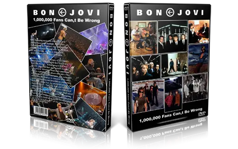 Artwork Cover of Bon Jovi Compilation DVD 1 000 000 Fans Cant Be Wrong Proshot