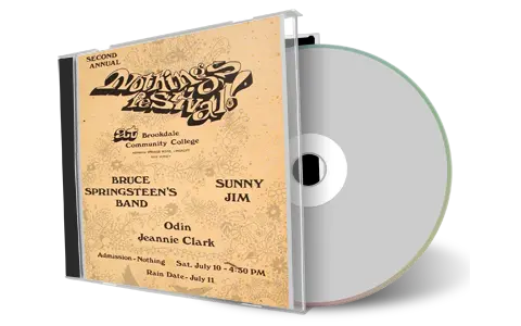Artwork Cover of Bruce Springsteen 1971-07-10 CD Lincroft Audience