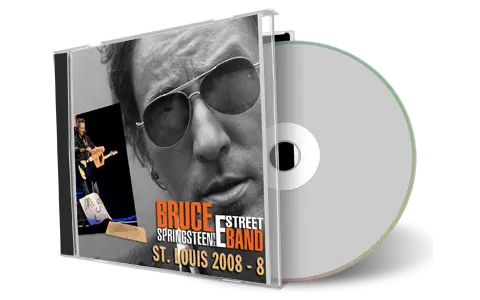 Artwork Cover of Bruce Springsteen 2008-08-23 CD St Louis Soundboard