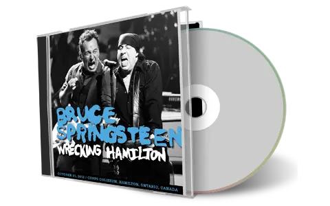 Artwork Cover of Bruce Springsteen 2012-10-21 CD Hamilton Audience