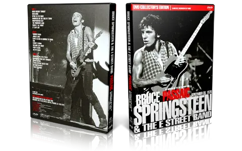 Artwork Cover of Bruce Springsteen 1978-09-20 DVD Passaic Proshot