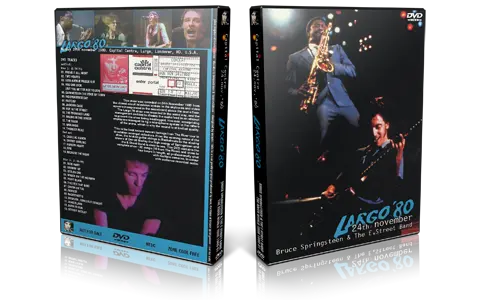 Artwork Cover of Bruce Springsteen 1980-11-24 DVD Largo Proshot