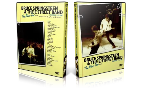 Artwork Cover of Bruce Springsteen 1981-01-23 DVD Montreal Audience
