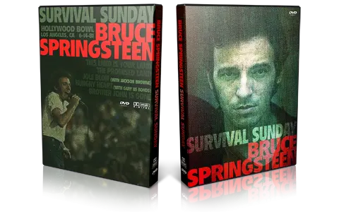 Artwork Cover of Bruce Springsteen 1981-06-14 DVD Hollywood Proshot