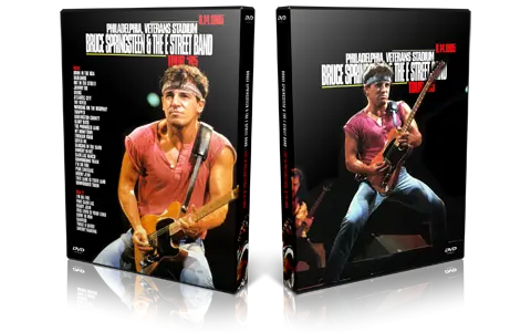 Artwork Cover of Bruce Springsteen 1985-08-14 DVD Philadelphia Proshot