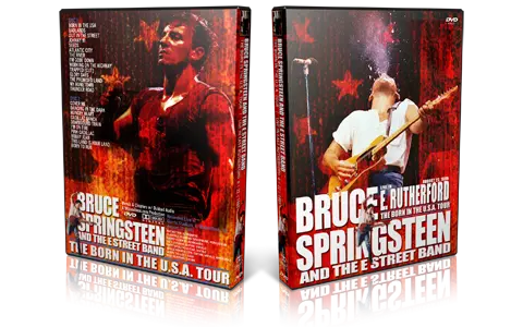 Artwork Cover of Bruce Springsteen 1985-08-22 DVD East Rutheford Audience