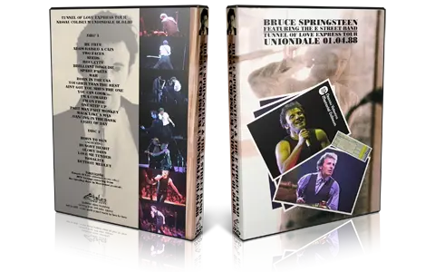 Artwork Cover of Bruce Springsteen 1988-04-01 DVD Uniondale Audience
