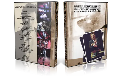 Artwork Cover of Bruce Springsteen 1988-04-23 DVD Los Angeles Audience