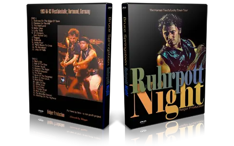 Artwork Cover of Bruce Springsteen 1993-04-03 DVD Dortmund Audience