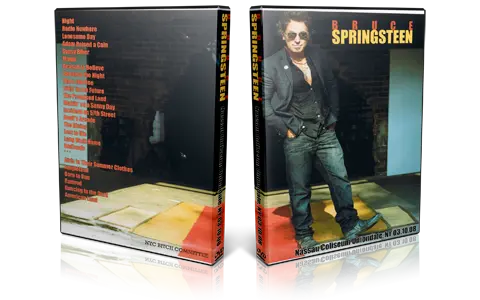 Artwork Cover of Bruce Springsteen 2008-03-10 DVD Uniondale Audience