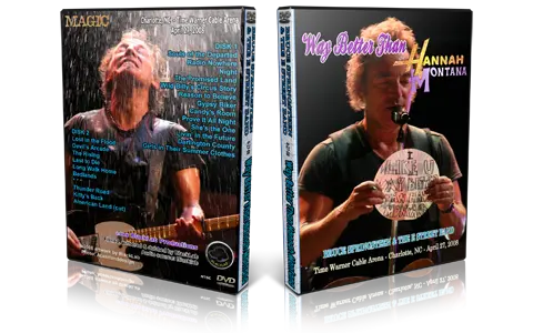 Artwork Cover of Bruce Springsteen 2008-04-27 DVD Charlotte Audience