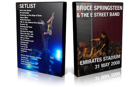Artwork Cover of Bruce Springsteen 2008-05-31 DVD London Audience