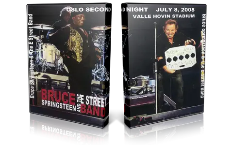 Artwork Cover of Bruce Springsteen 2008-07-08 DVD Oslo Audience