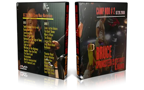 Artwork Cover of Bruce Springsteen 2008-07-20 DVD Barcelona Audience