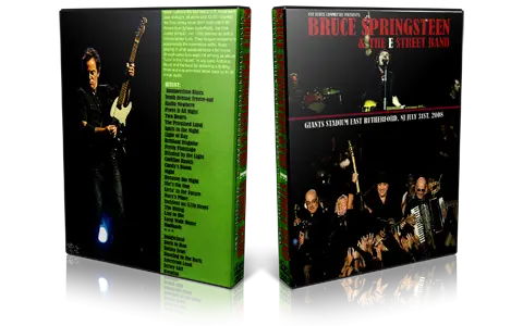 Artwork Cover of Bruce Springsteen 2008-07-31 DVD East Rutherford Audience