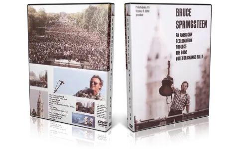 Artwork Cover of Bruce Springsteen 2008-10-04 DVD Philadelphia Proshot