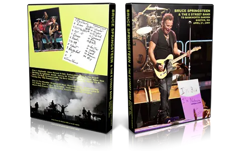 Artwork Cover of Bruce Springsteen 2009-04-21 DVD Boston Audience