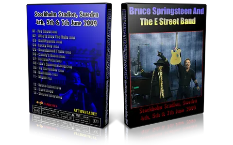 Artwork Cover of Bruce Springsteen 2009-06-00 DVD Stockholm Proshot