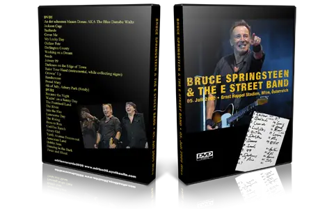 Artwork Cover of Bruce Springsteen 2009-07-05 DVD Vienna Audience