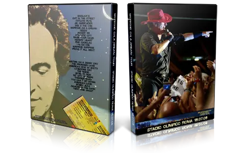 Artwork Cover of Bruce Springsteen 2009-07-19 DVD Roma Audience