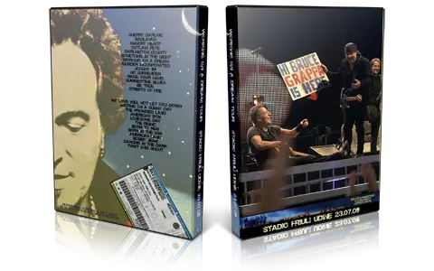 Artwork Cover of Bruce Springsteen 2009-07-23 DVD Udine Audience