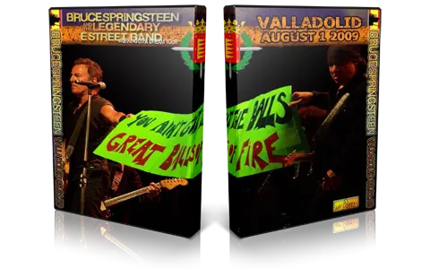 Artwork Cover of Bruce Springsteen 2009-08-01 DVD Valladolid Audience