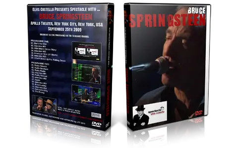 Artwork Cover of Bruce Springsteen 2009-09-25 DVD New York Proshot