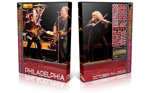 Artwork Cover of Bruce Springsteen 2009-10-14 DVD Philadelphia Audience