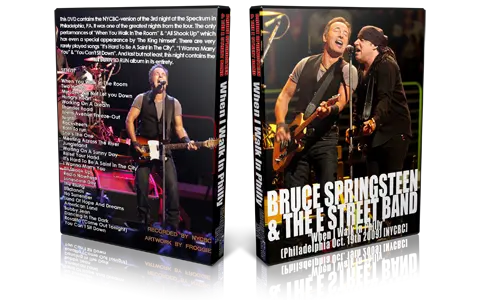 Artwork Cover of Bruce Springsteen 2009-10-19 DVD Philadelphia Audience