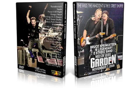 Artwork Cover of Bruce Springsteen 2009-11-07 DVD New York Audience