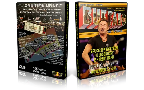 Artwork Cover of Bruce Springsteen 2009-11-22 DVD Buffalo Audience