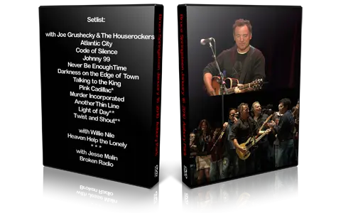 Artwork Cover of Bruce Springsteen 2010-01-16 DVD Asbury Park Audience